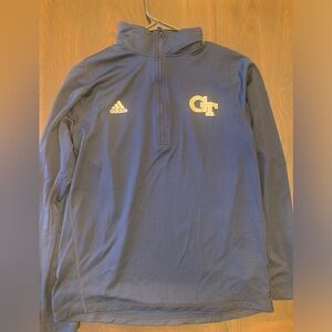 Adidas Georgia Tech Quarterzip - Medium